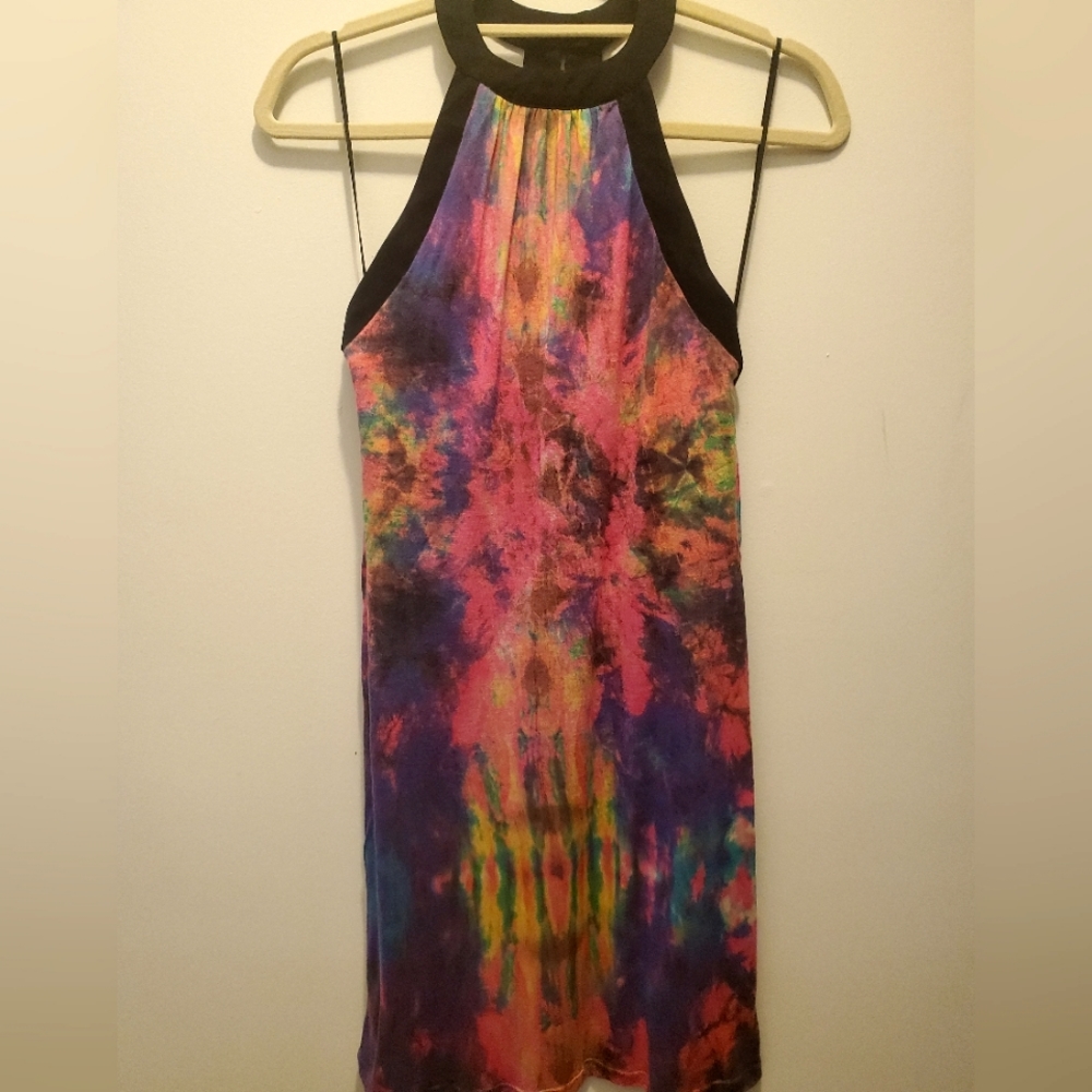 Zara Multicolor mini dress sz Medium